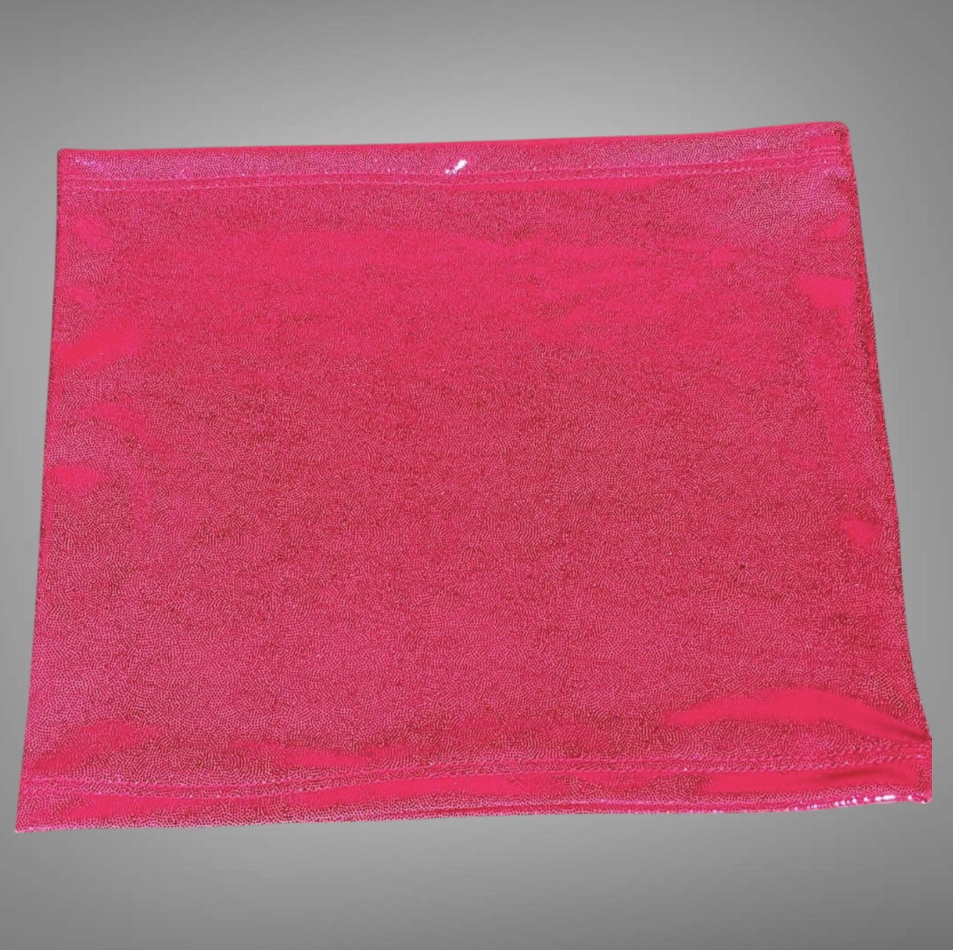 Metallic Hot Pink Wide Scrunch Headband