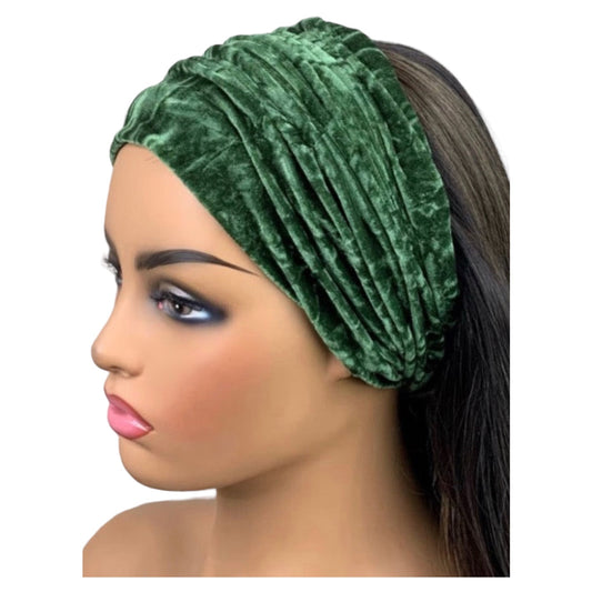 Green Crushed Velvet “Big Band”