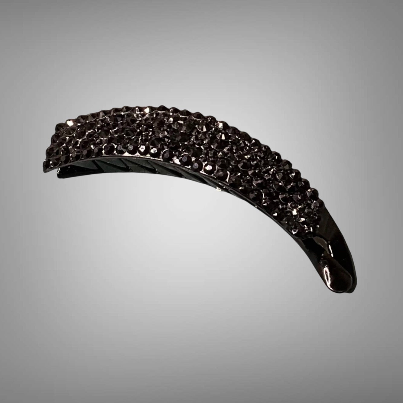 Black Rhinestone embellished hair clip